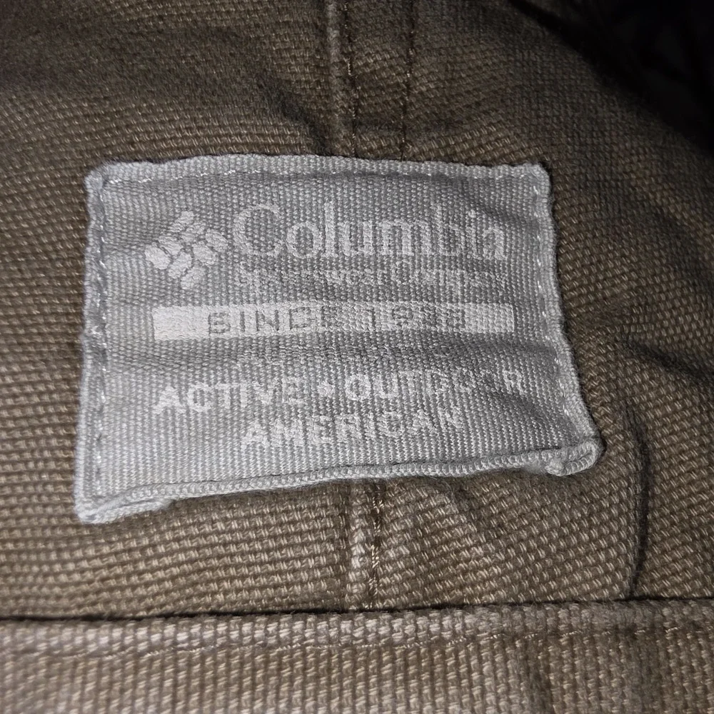 Columbia Men's Tan Cotton Canvas Utility Work Pants Carpenter 42x32 Gorpcore